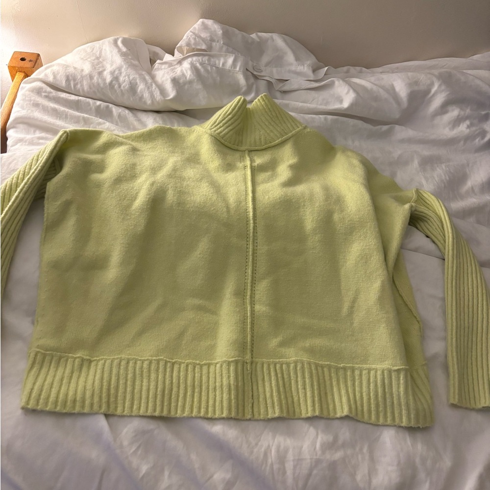 Anthropologie Maeve Light Green mockneck Sweater